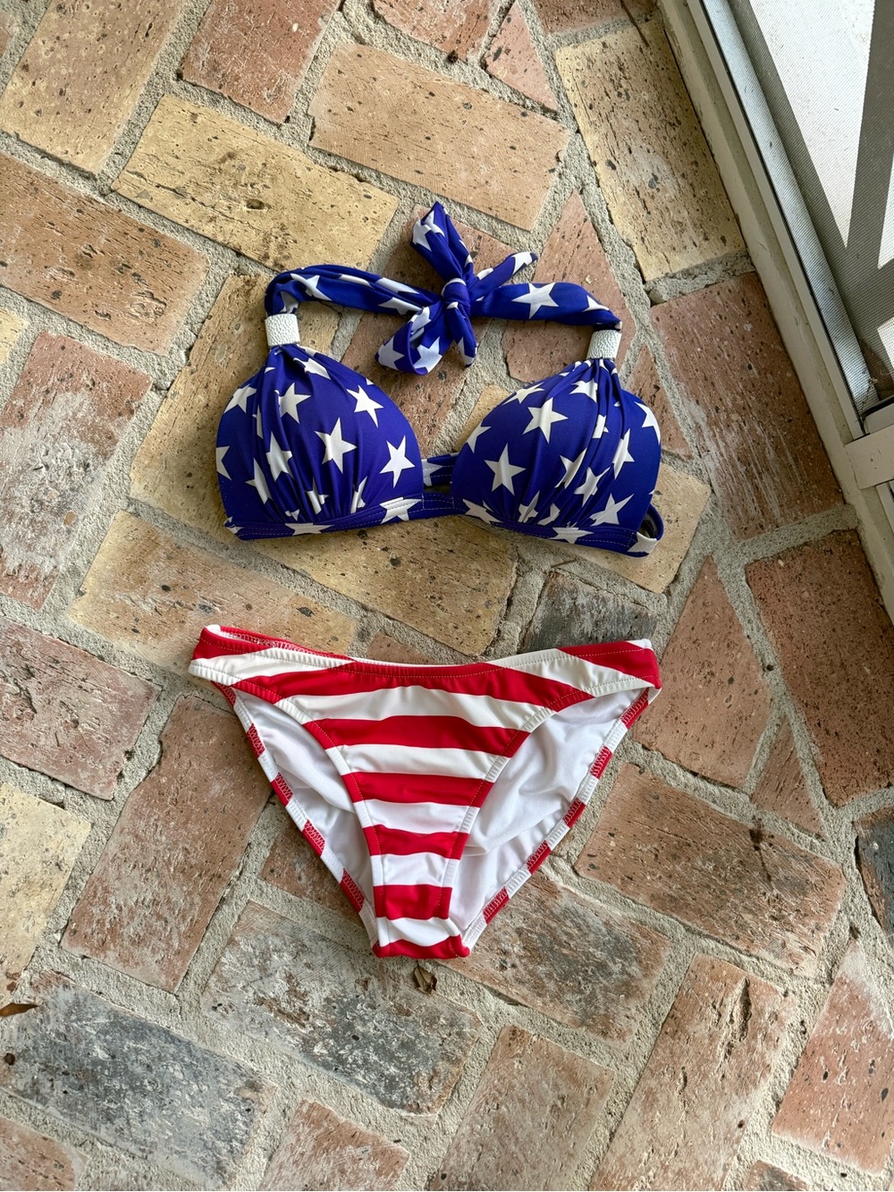 American flag bikini